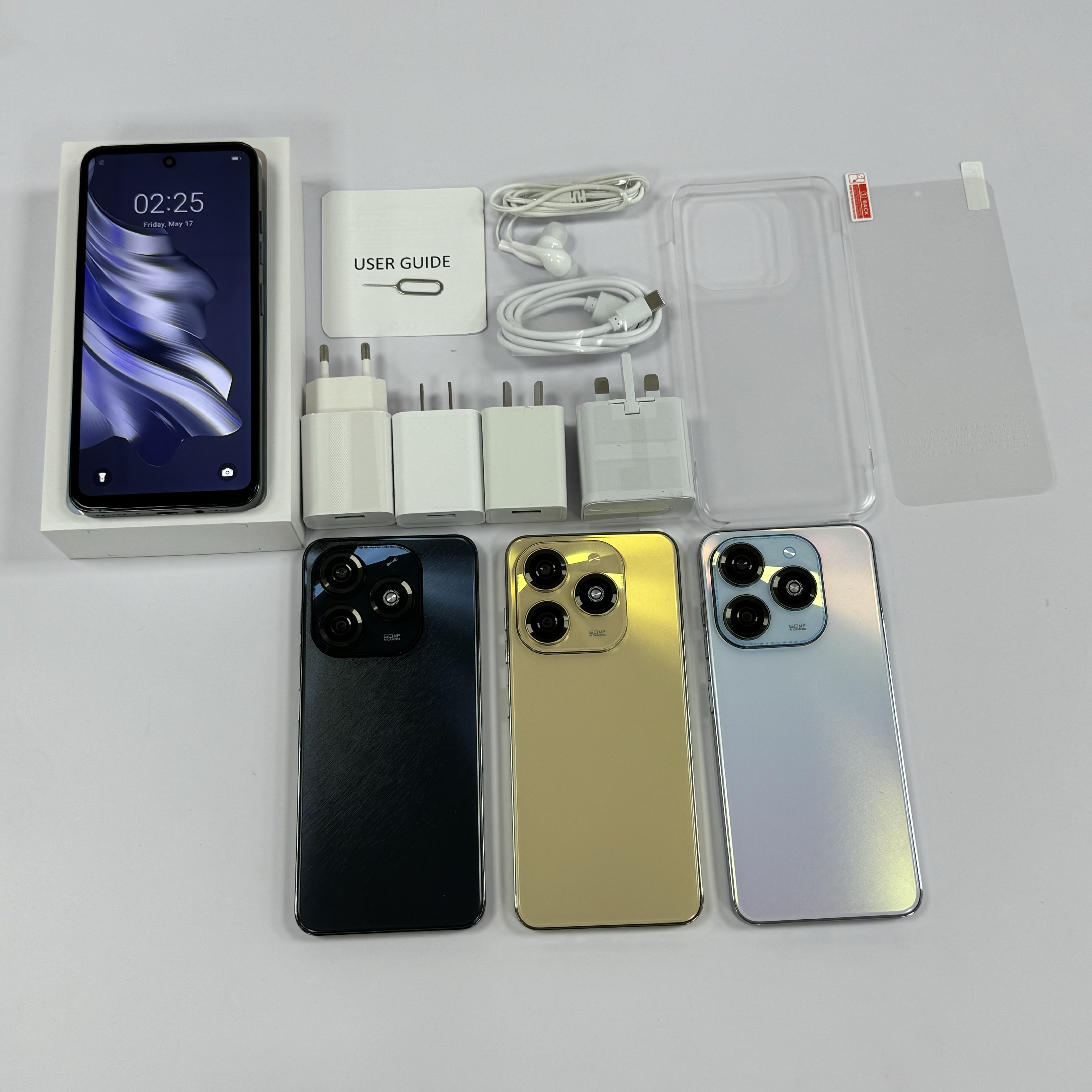 Halloween Wholesale Spark 20 Pro Android Cell Phone Gooba Global Version New Unlocked Type-C 3G Gaming Smartphones